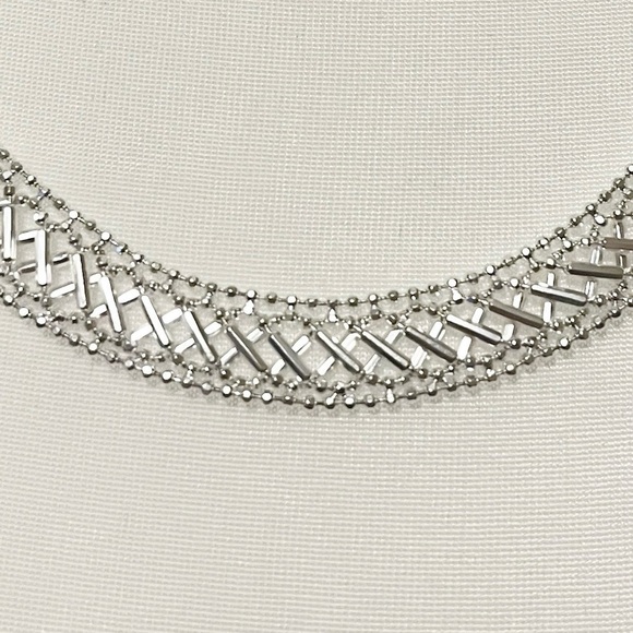 Cherish Jewelry 925 Silver Beads & Bars 18 inch Necklace NEW in Box - Picture 2 of 9